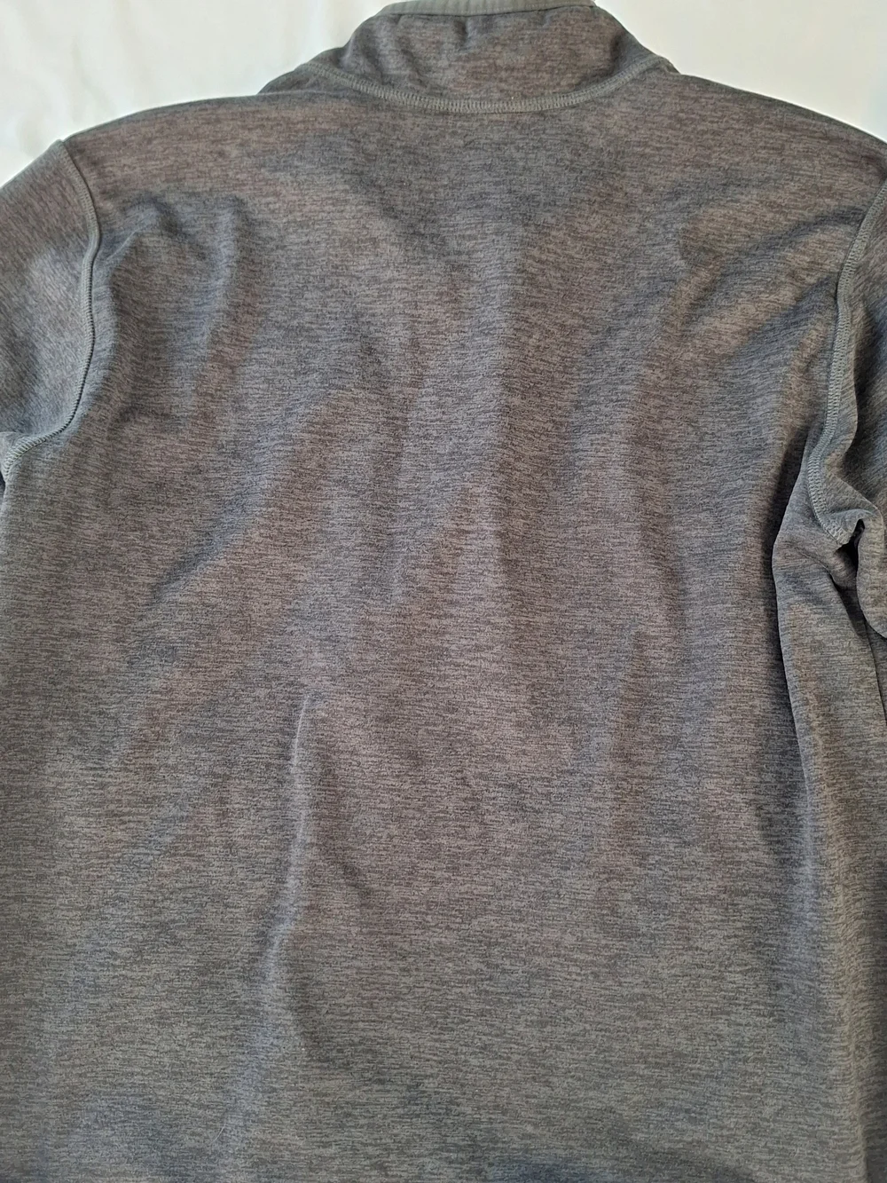 The North Face Men’s L/G Gray Fleece 1/4 Zip Mock Neck Pullover